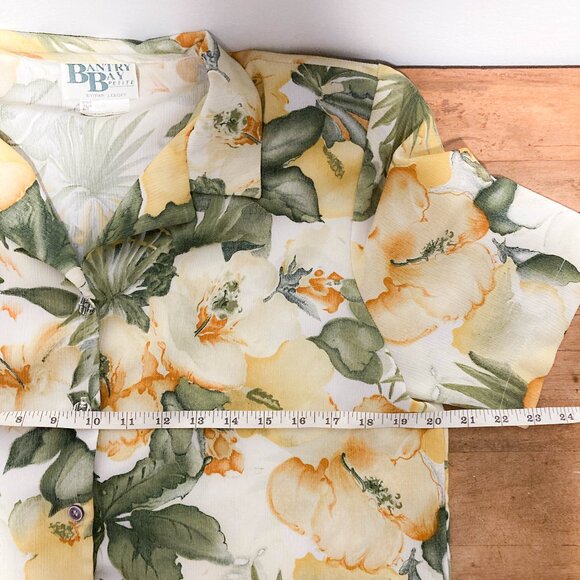 Vintage floral button down shirt - Picture 6 of 13